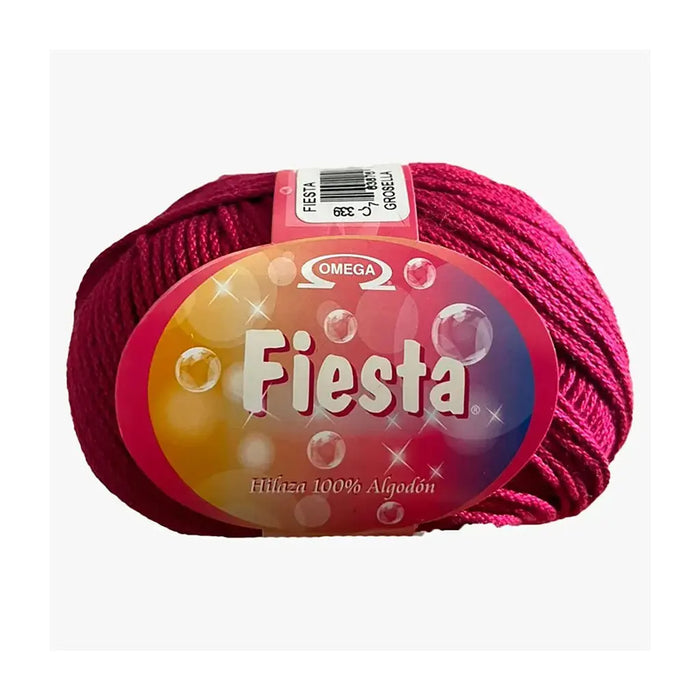 Fiesta Yarn Omega Cotton 100g, Grosella