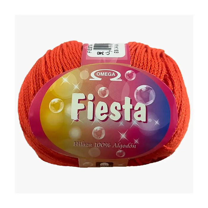 Fiesta Yarn Omega Cotton 100g, Escarlata