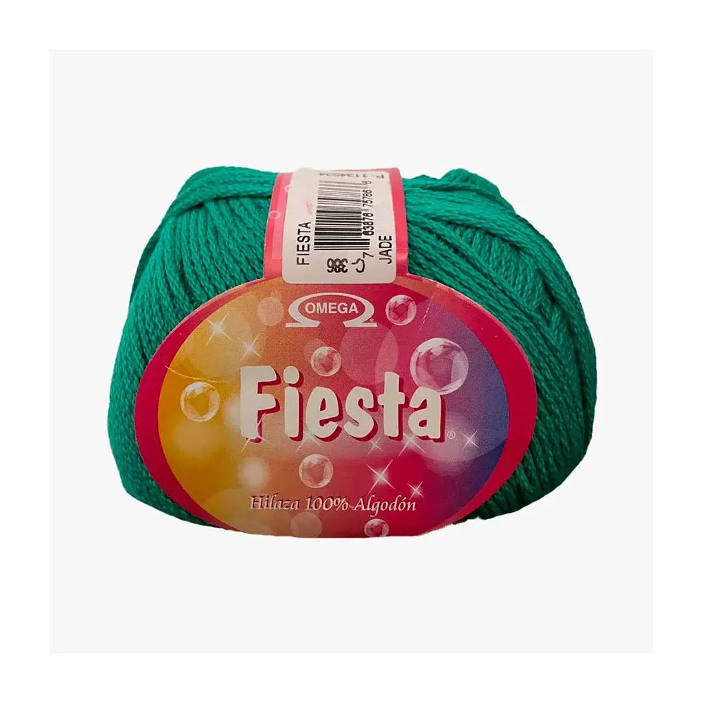 Fiesta Yarn Omega Cotton 100g, Jade