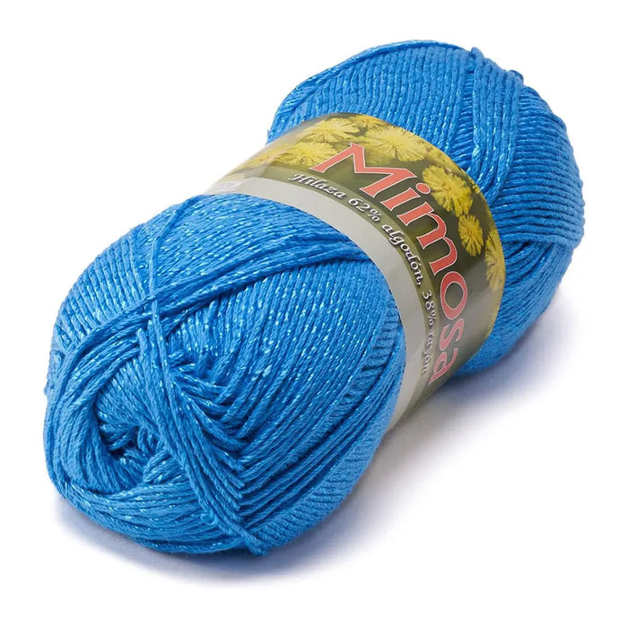 Mimosa Yarn Omega Cotton 100g, Azul