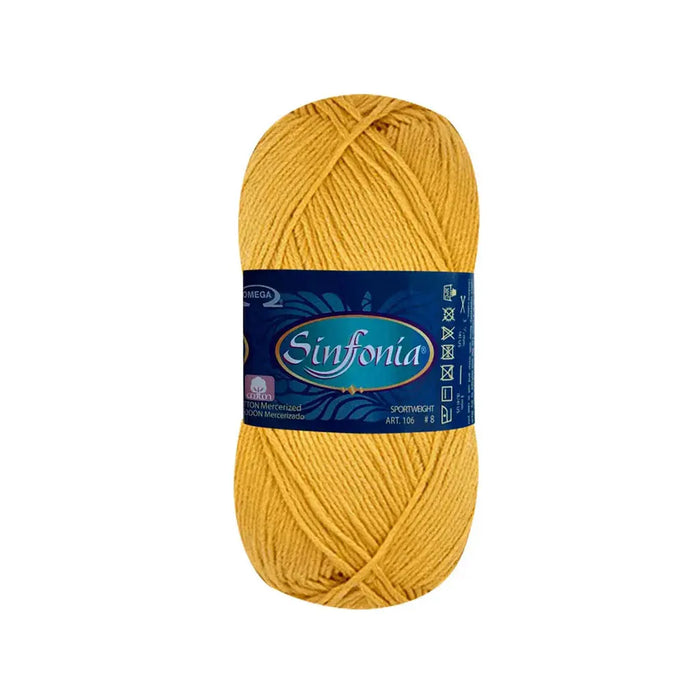 Sinfonia Yarn Omega Cotton 100g, Oro
