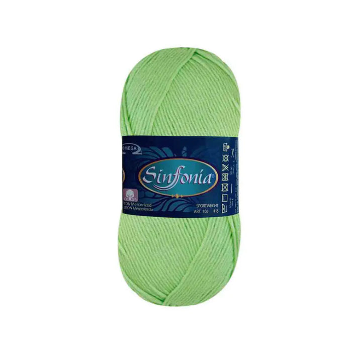 Sinfonia Yarn Omega Cotton 100g, Pistache