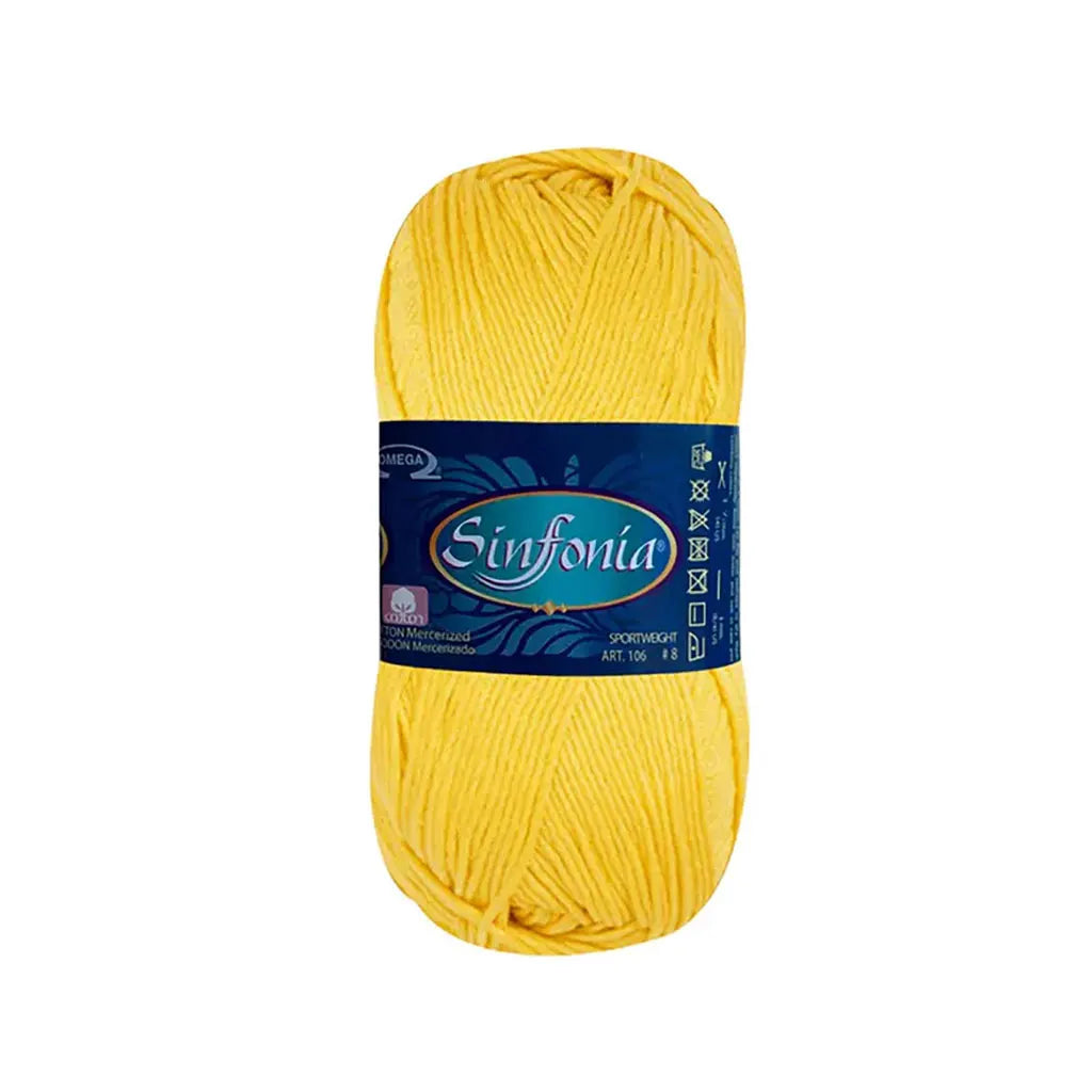 Sinfonia Yarn Omega Cotton 100g, Mango