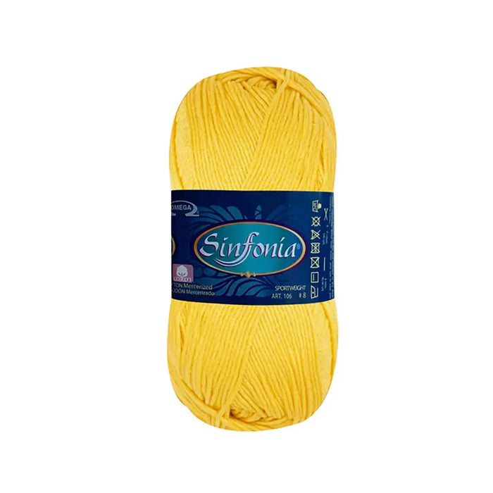 Sinfonia Yarn Omega Cotton 100g, Mango