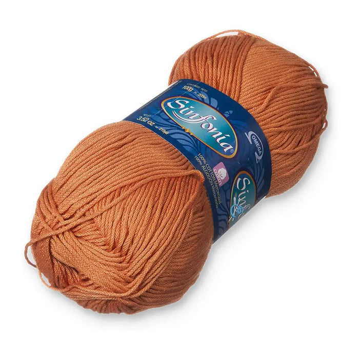 Sinfonia Yarn Omega Cotton 100g, Canela