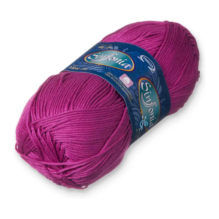 Sinfonia Yarn Omega Cotton 100g, Morado