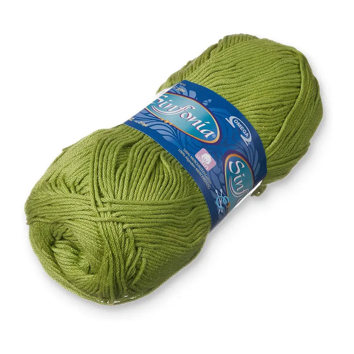 Sinfonia Yarn Omega Cotton 100g, Verde Lemon