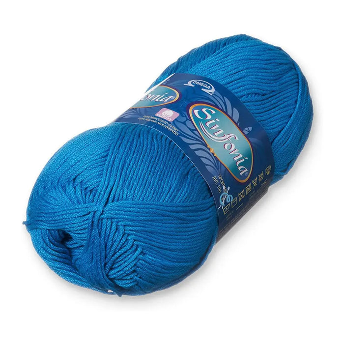 Sinfonia Yarn Omega Cotton 100g, Torquesa