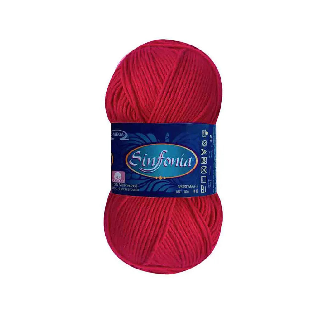 Sinfonia Yarn Omega Cotton 100g, Fiusha