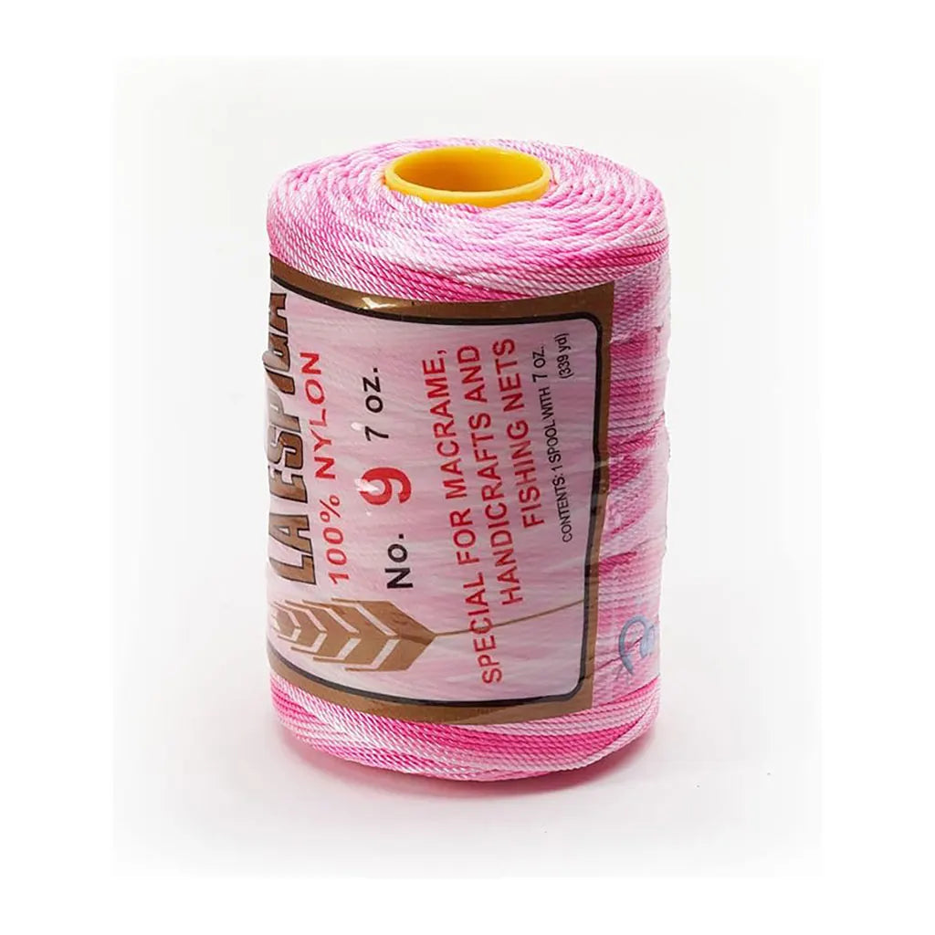 La Espiga Thread No.9 7oz 200g, Tricolor Pink