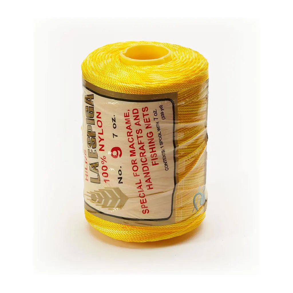 La Espiga Thread No.9 7oz 200g, Tricolor Yellow
