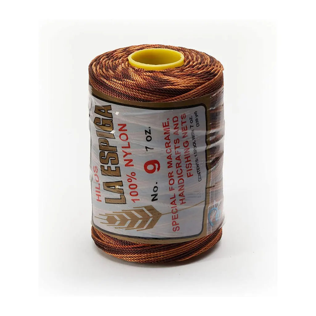 La Espiga Thread No.9 7oz 200g, Tricolor Brown
