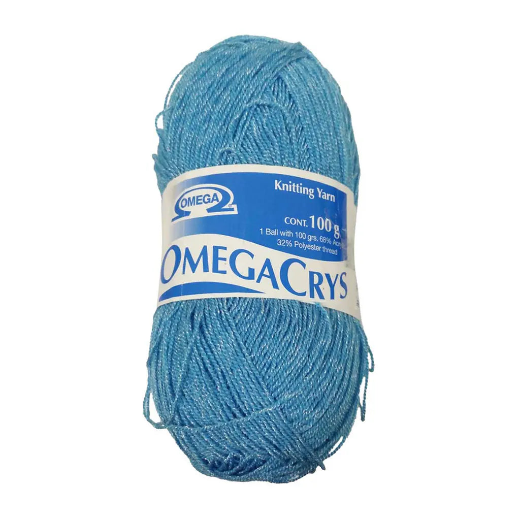 Omegacrys Thread 100g, Deep Sky Blue