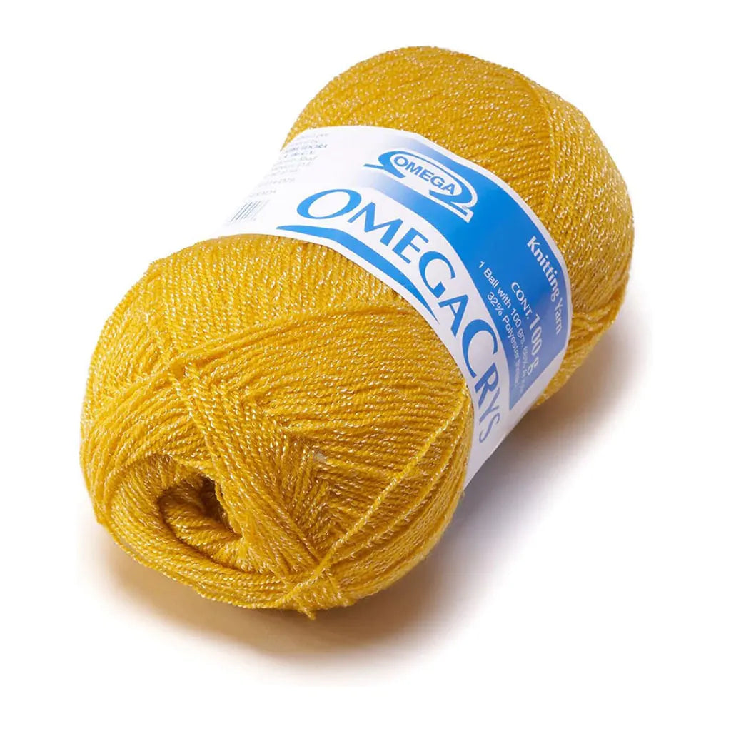Omegacrys Thread 100g, Light Mustard