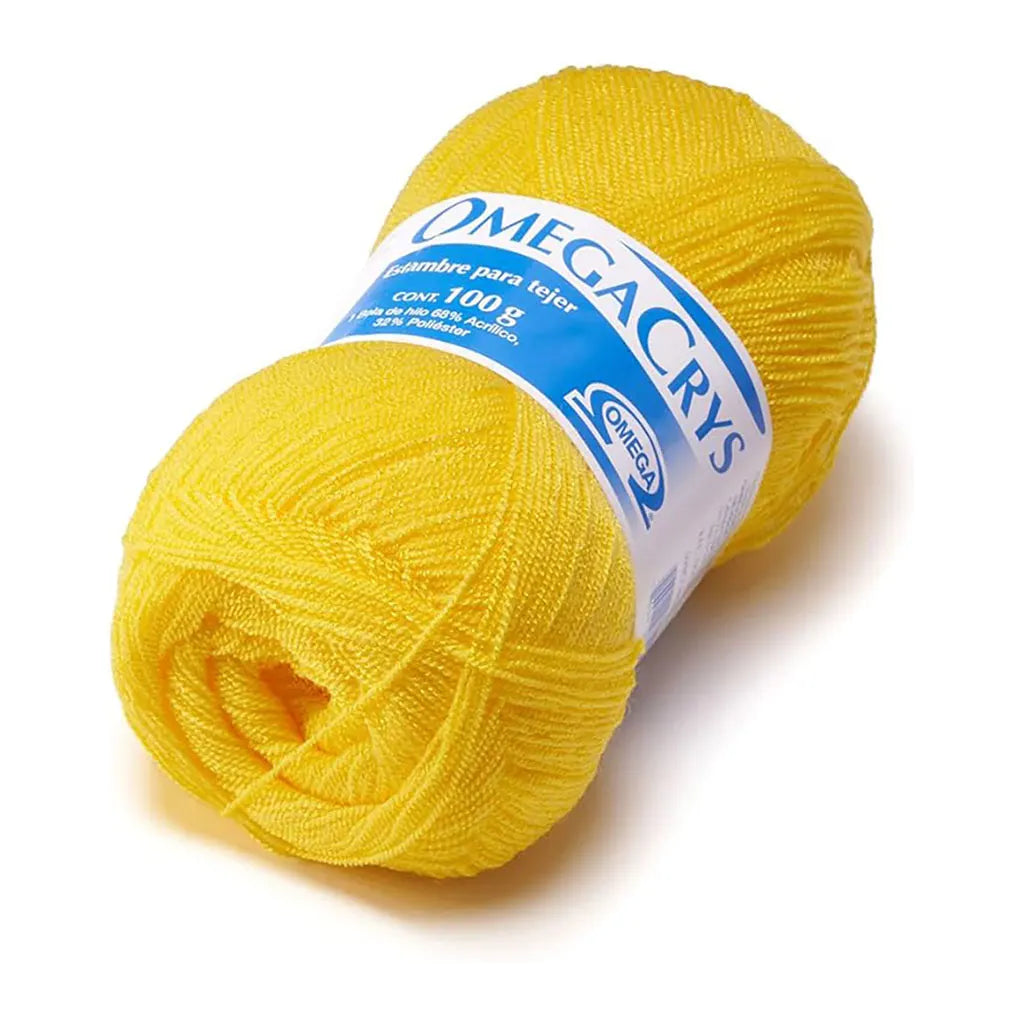 Omegacrys Thread 100g, Bright Yellow