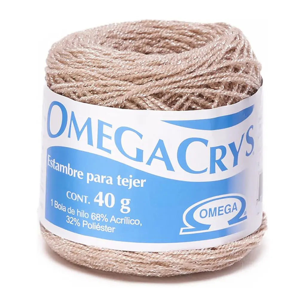 Omegacrys Thread 40g, Light Brown