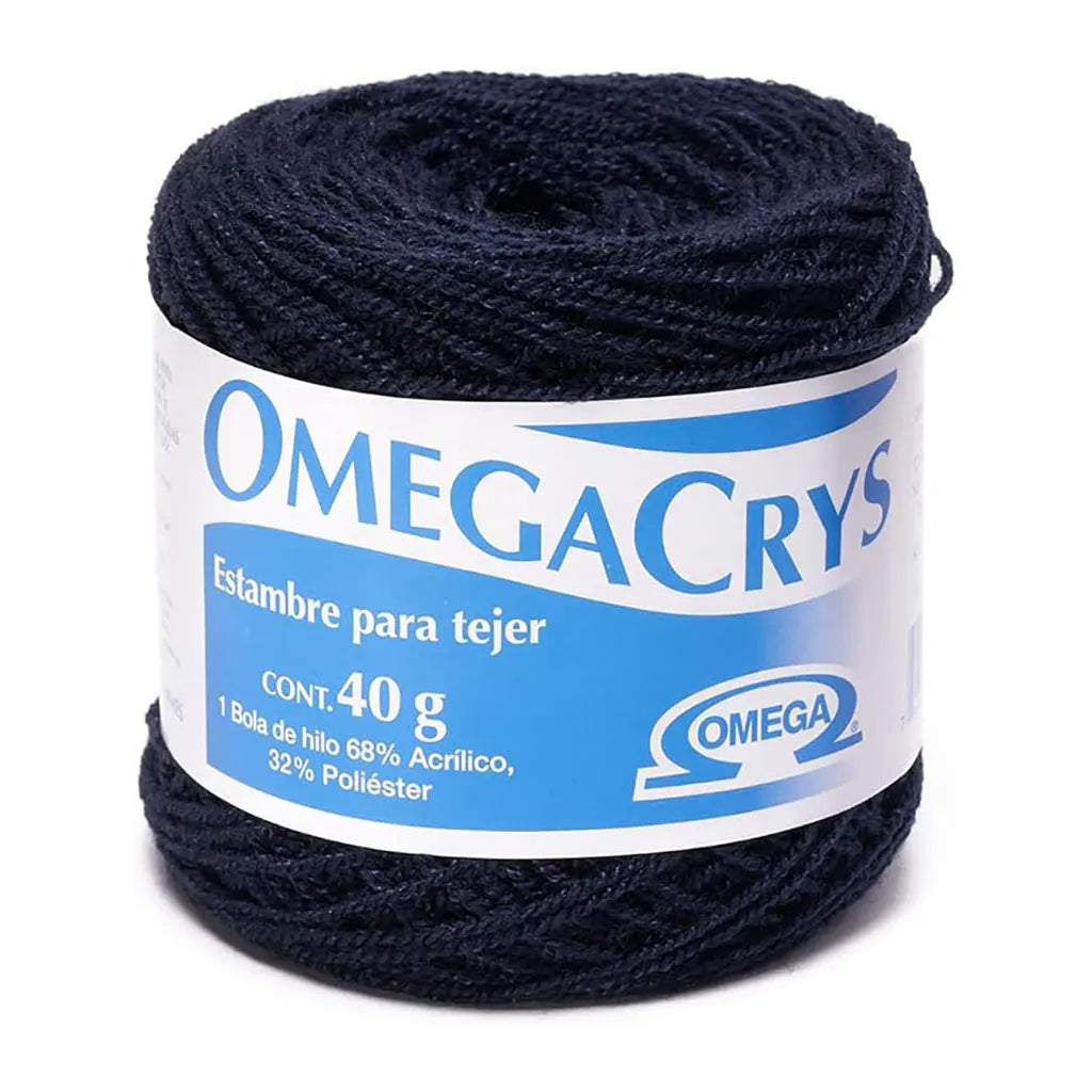 Omegacrys Thread 40g, Navy Blue