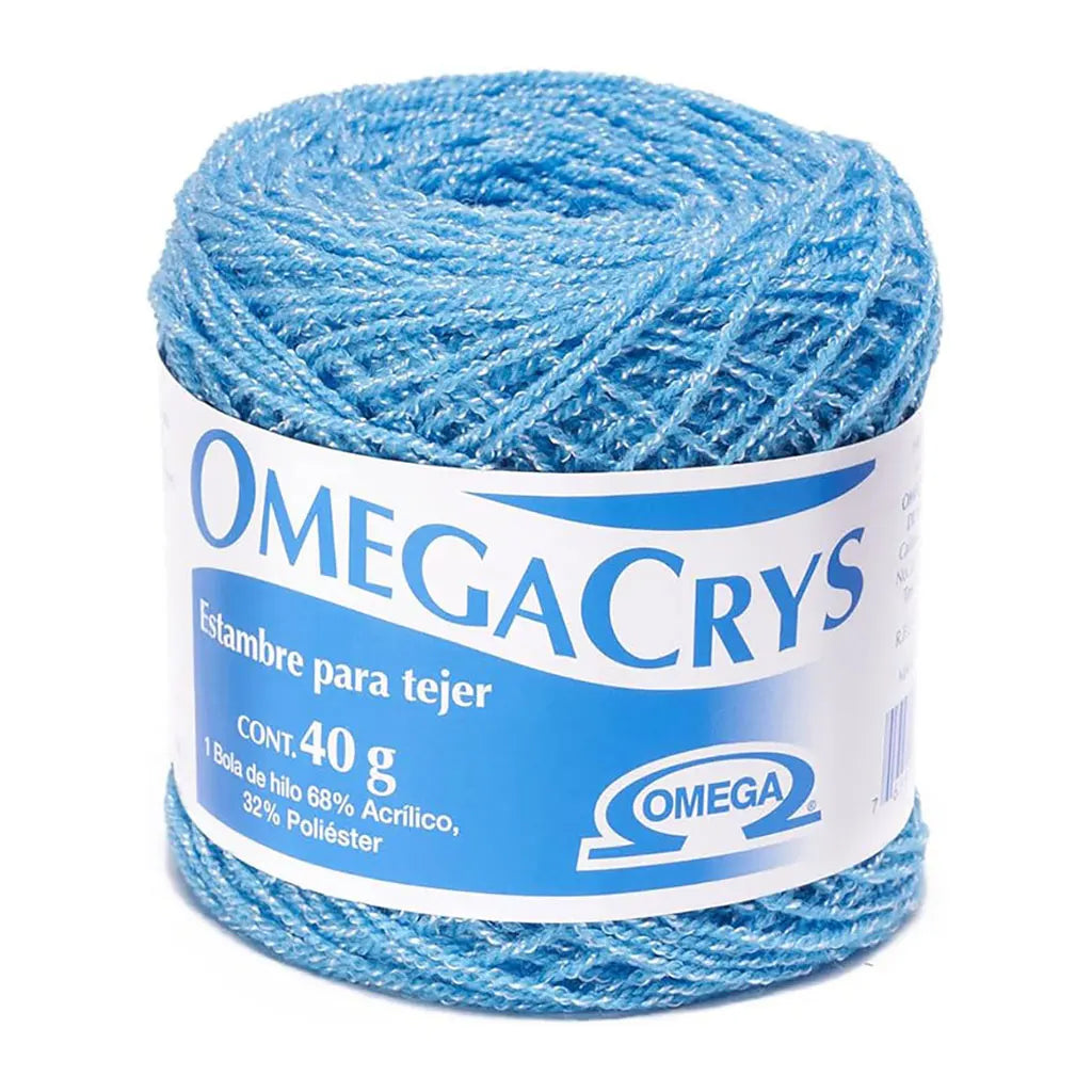 Omegacrys Thread 40g, Deep Sky Blue