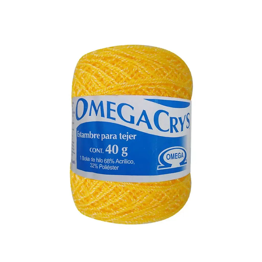 Omegacrys Thread 40g, Light Mustard