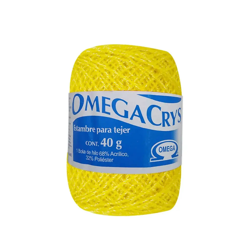 Omegacrys Thread 40g, Bright Yellow