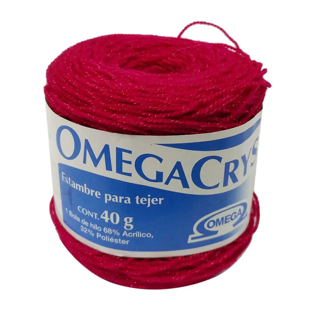 Omegacrys Thread 40g, Dark Fuschia