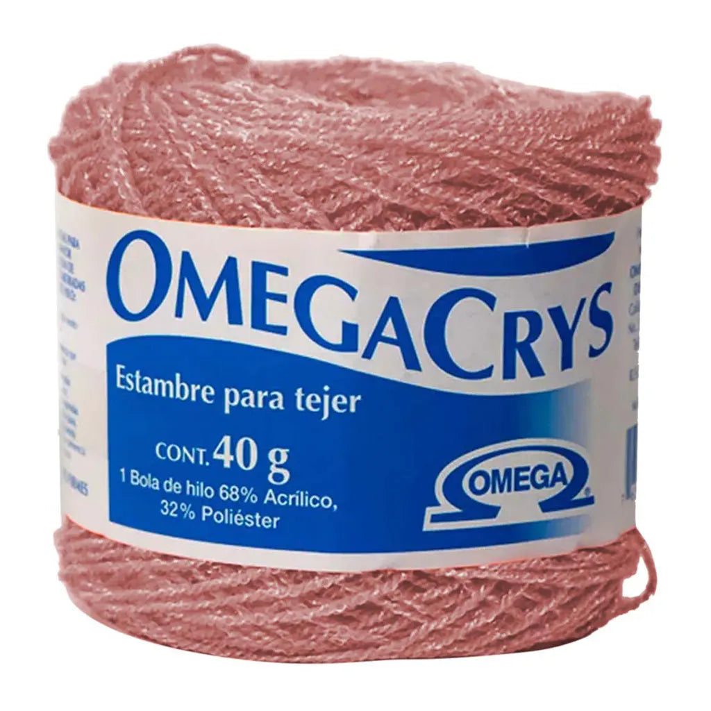 Omegacrys Thread 40g, Old Rose