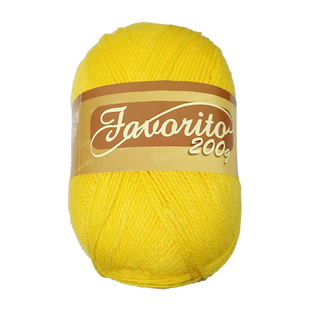 Favorito Yarn 200g, Amarillo