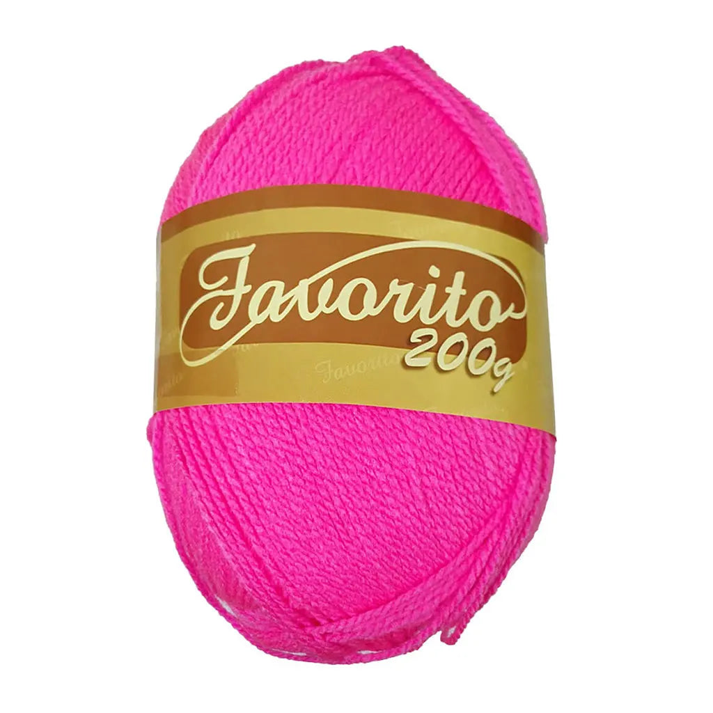 Favorito Yarn 200g, Rosa Mexicano