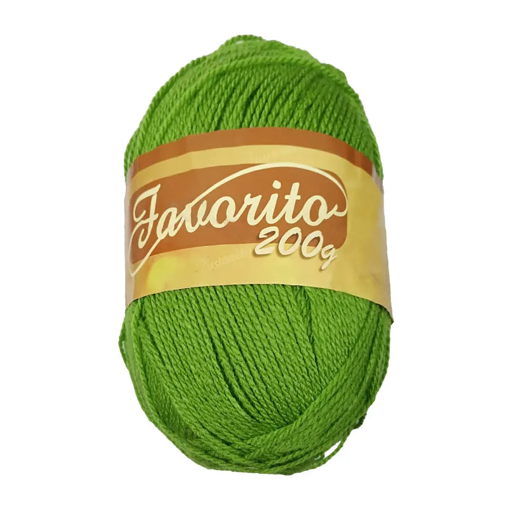Favorito Yarn 200g, Verde Perico