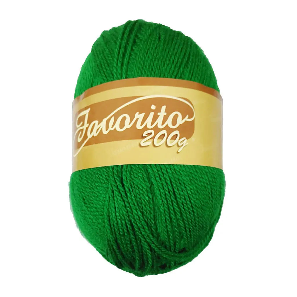 Favorito Yarn 200g, Verde Bandera
