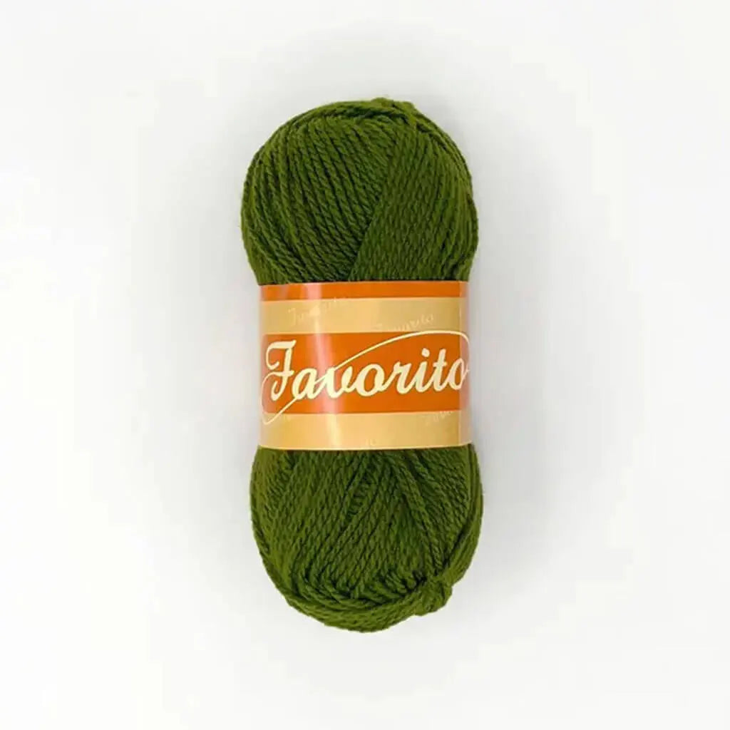 Favorito Yarn 200g, Verde Olivo