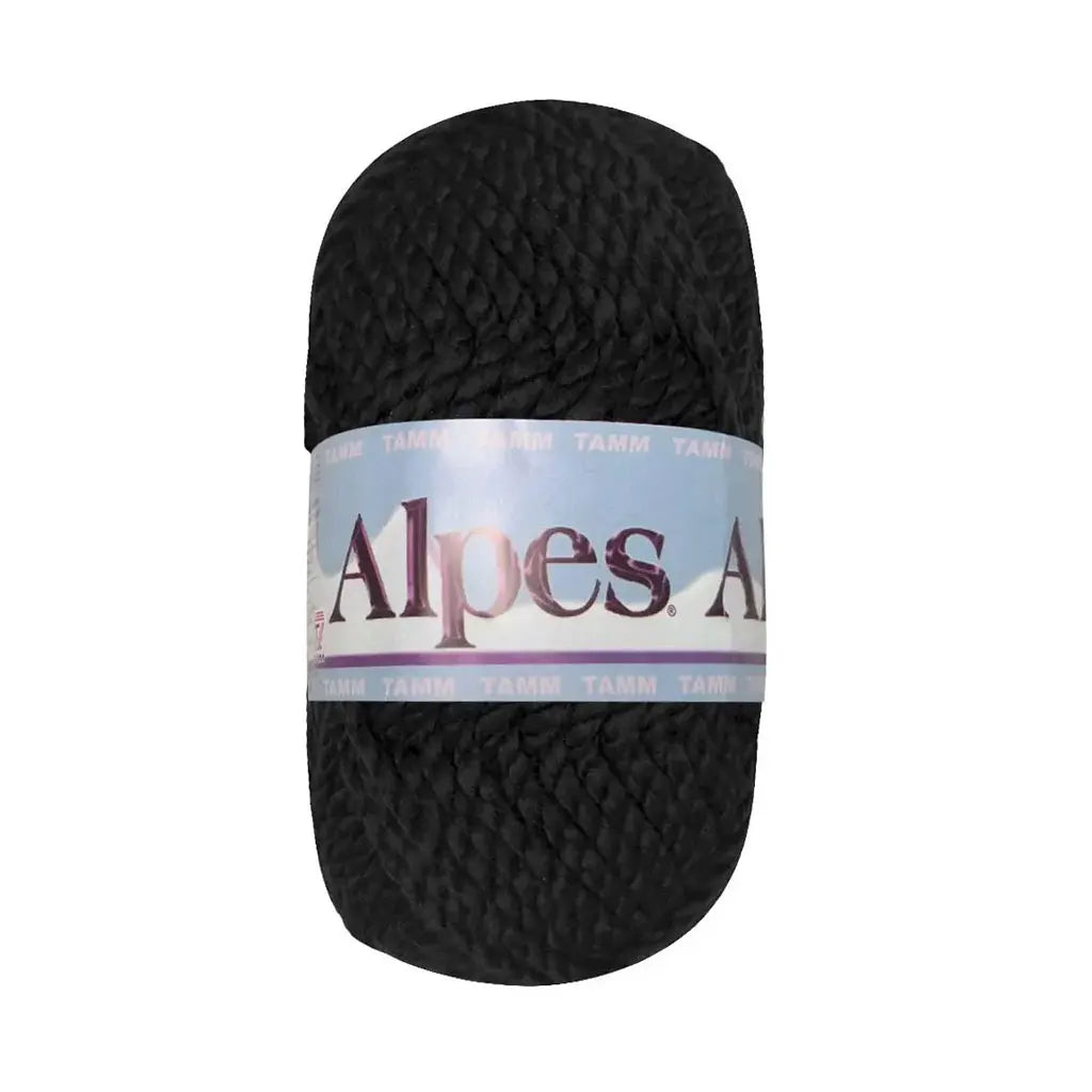 Alpes Yarn 100g, Negro