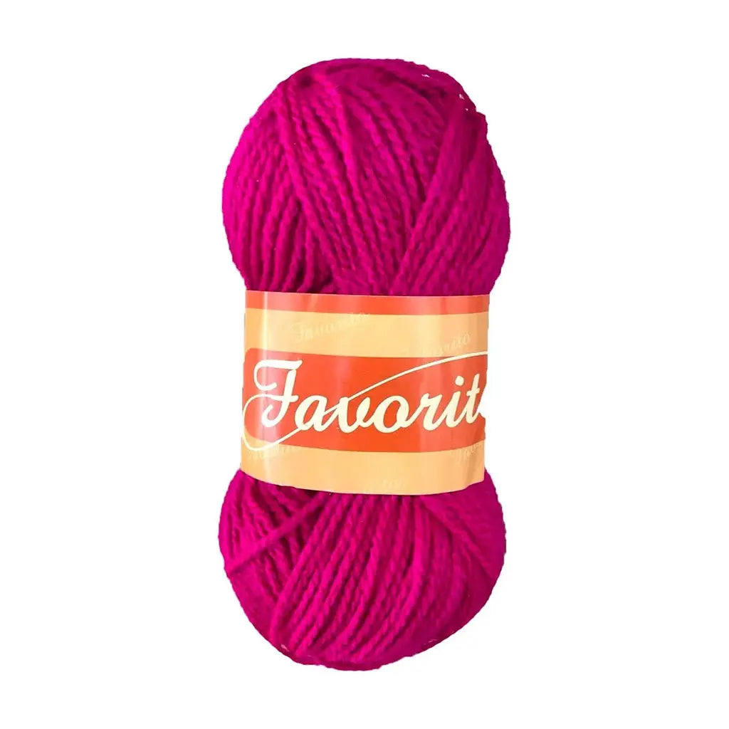 Favorito Yarn 50g, Fucsia