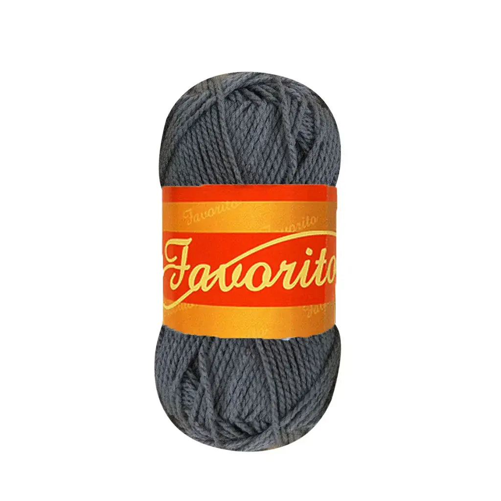 Favorito Yarn 50g, Gris Oxford