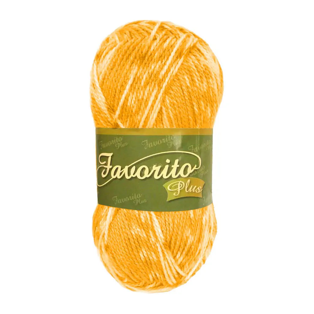 Favorito Plus Yarn 100g, Naranja