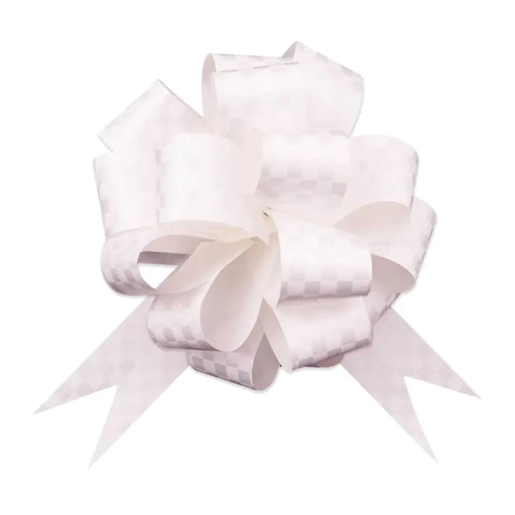 #5 Pull Bow Checkered White