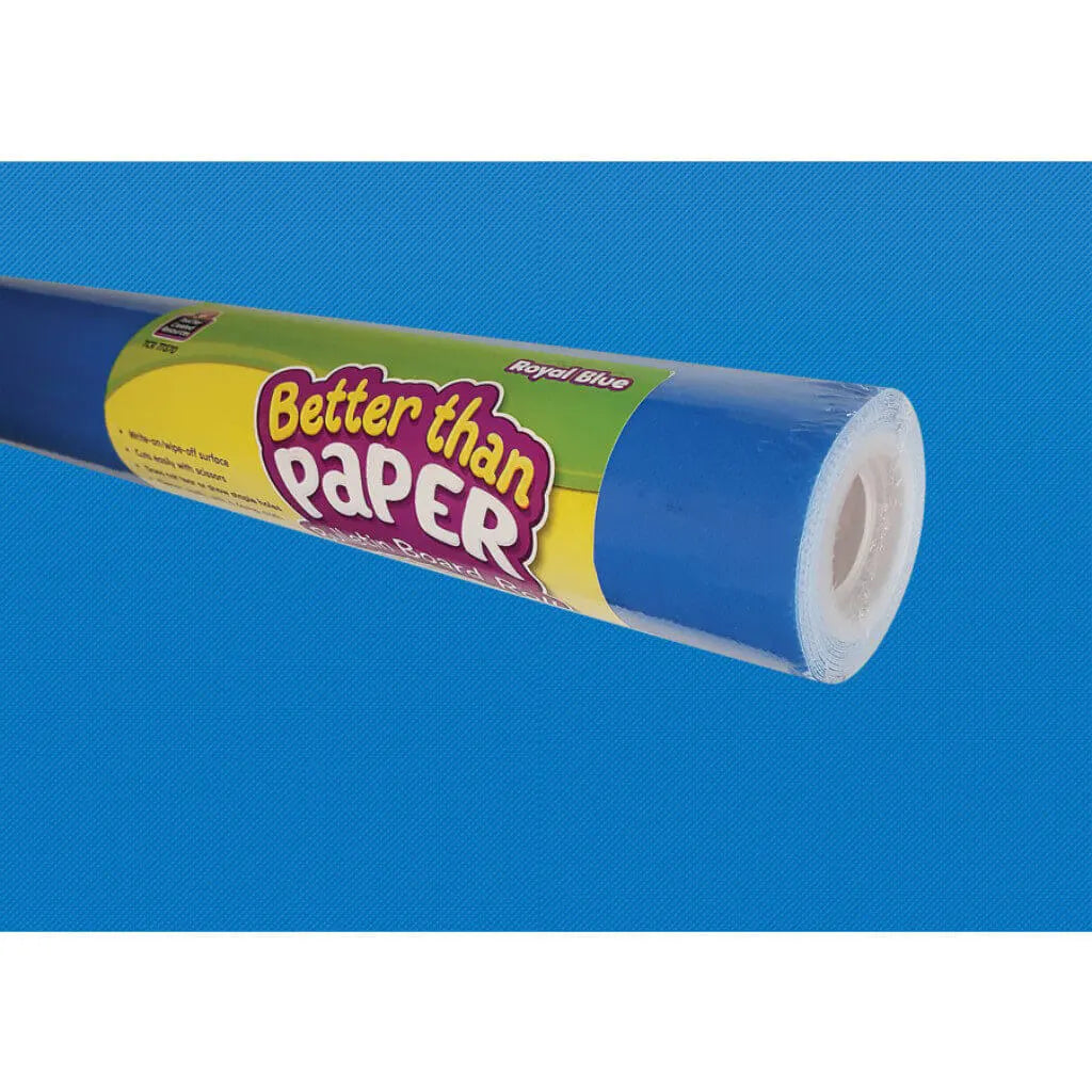 Better Than Paper Bulletin Board Roll 4ft x 12ft Royal Blue 