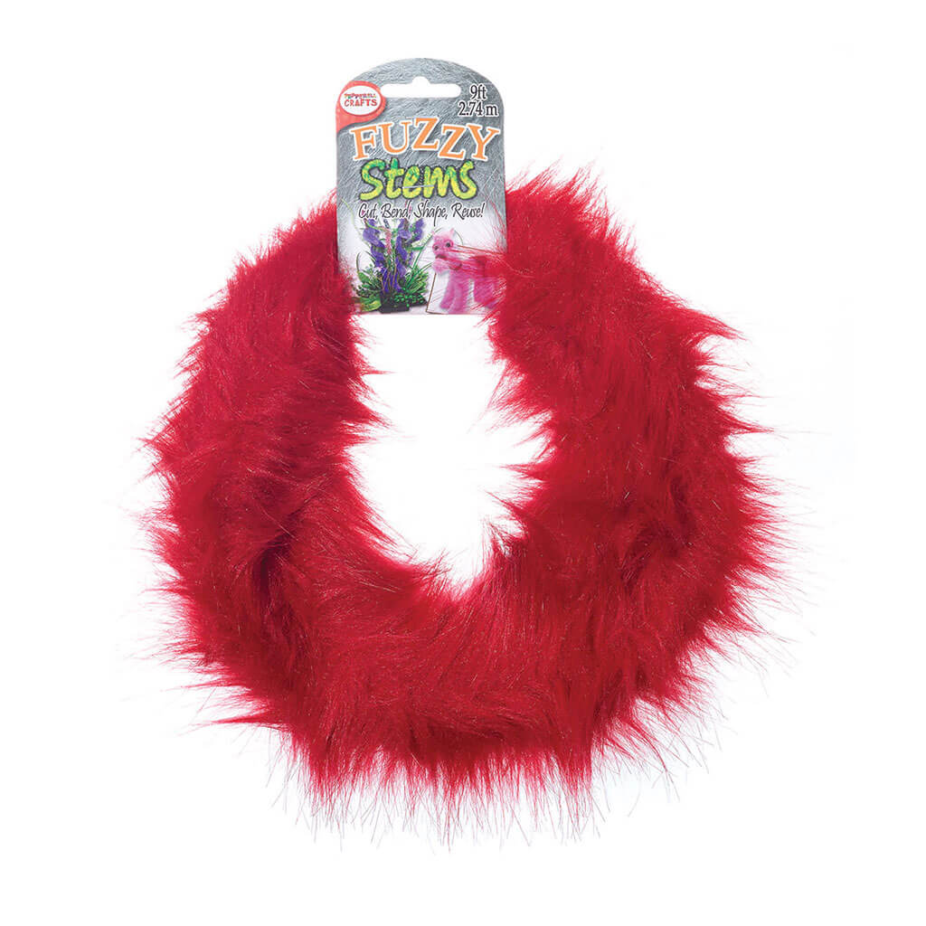 Craft Fuzzy Stem 9ft, Red