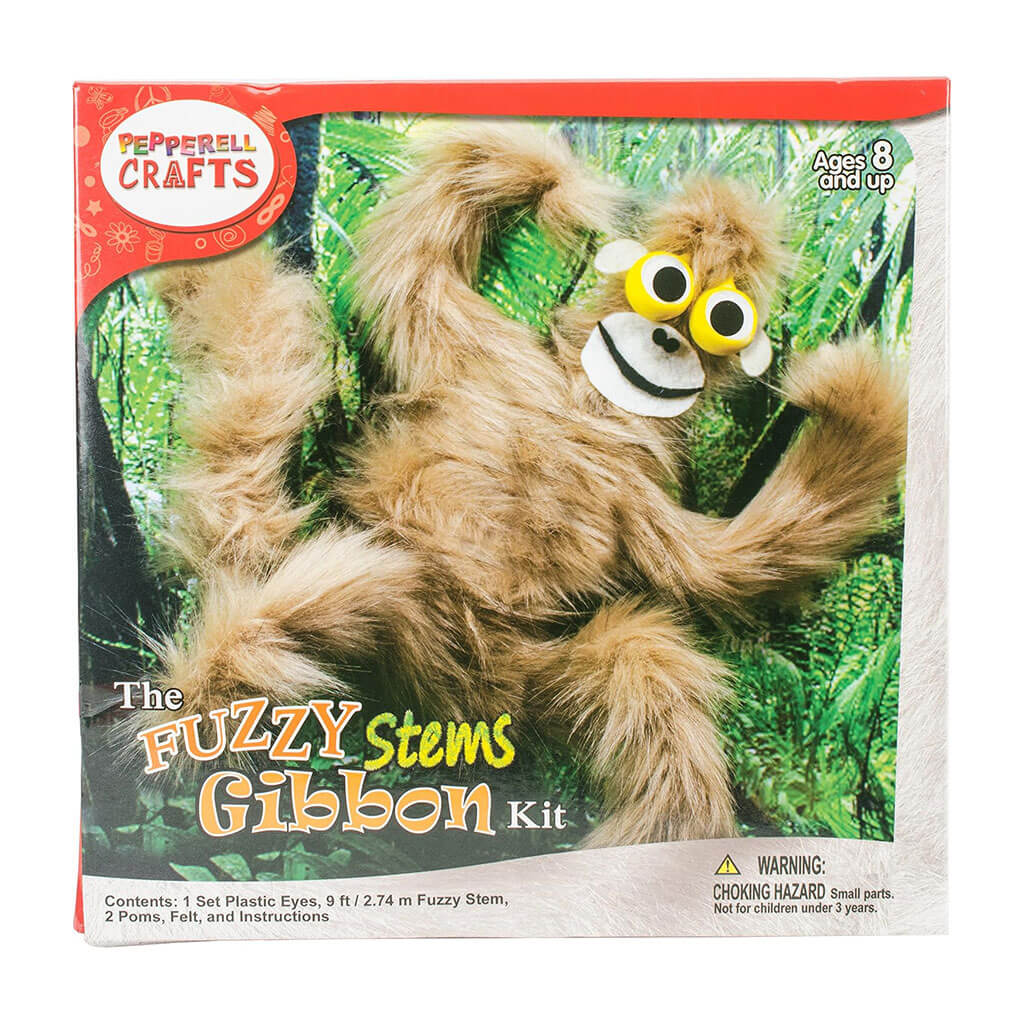 Craft Fuzzy Stem Kit, Gibbon