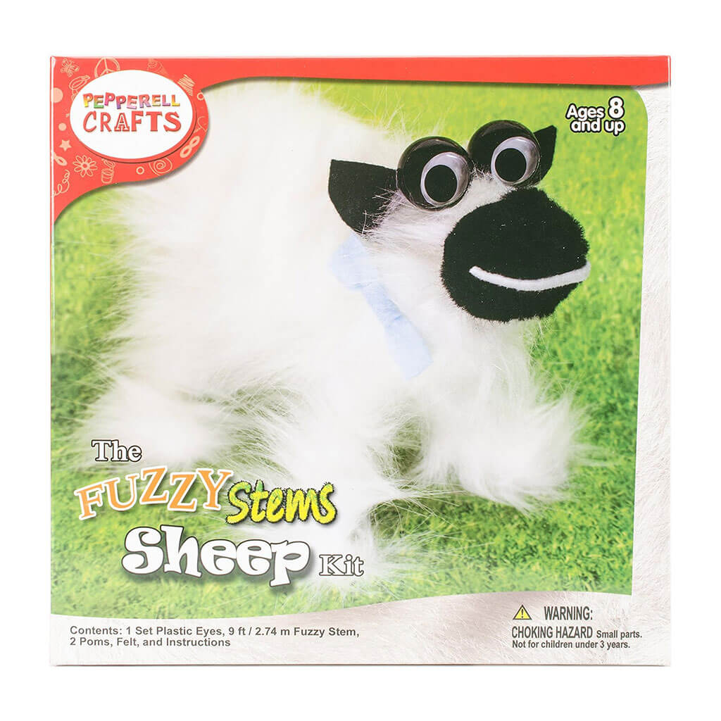 Craft Fuzzy Stem Kit, Sheep