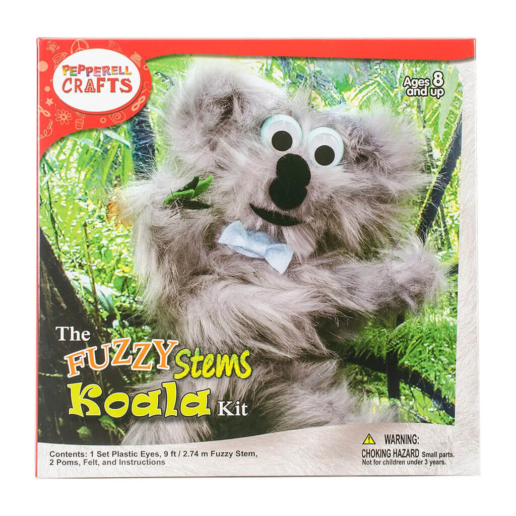 Craft Fuzzy Stem Kit, Koala