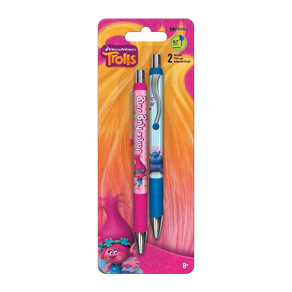 Trolls Movie Gel Pen, 2pk
