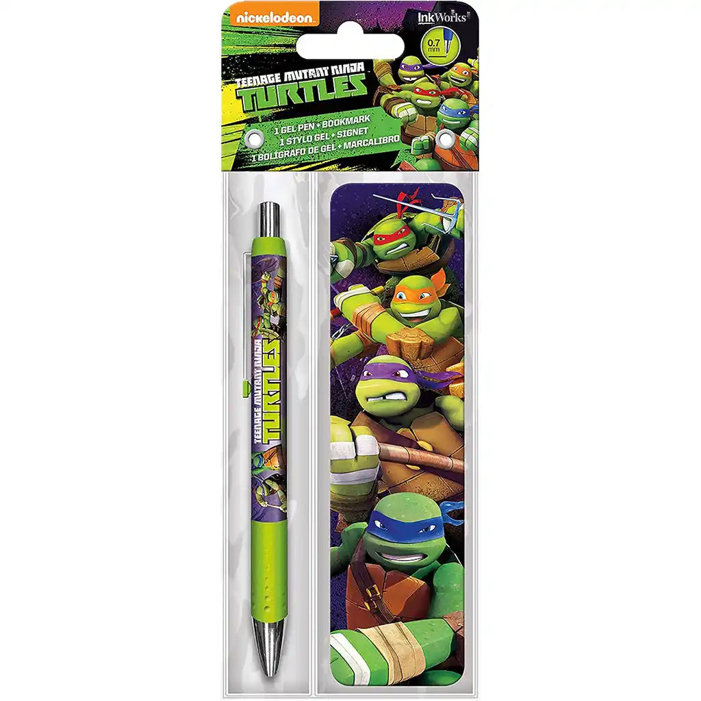 Teenage Mutant Ninja Turtles Gel Pen and Bookmark