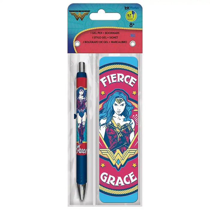 Wonder Woman Movie Gel Pen And Bookmark