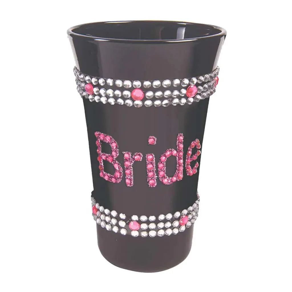 Bride Black Shot Glass