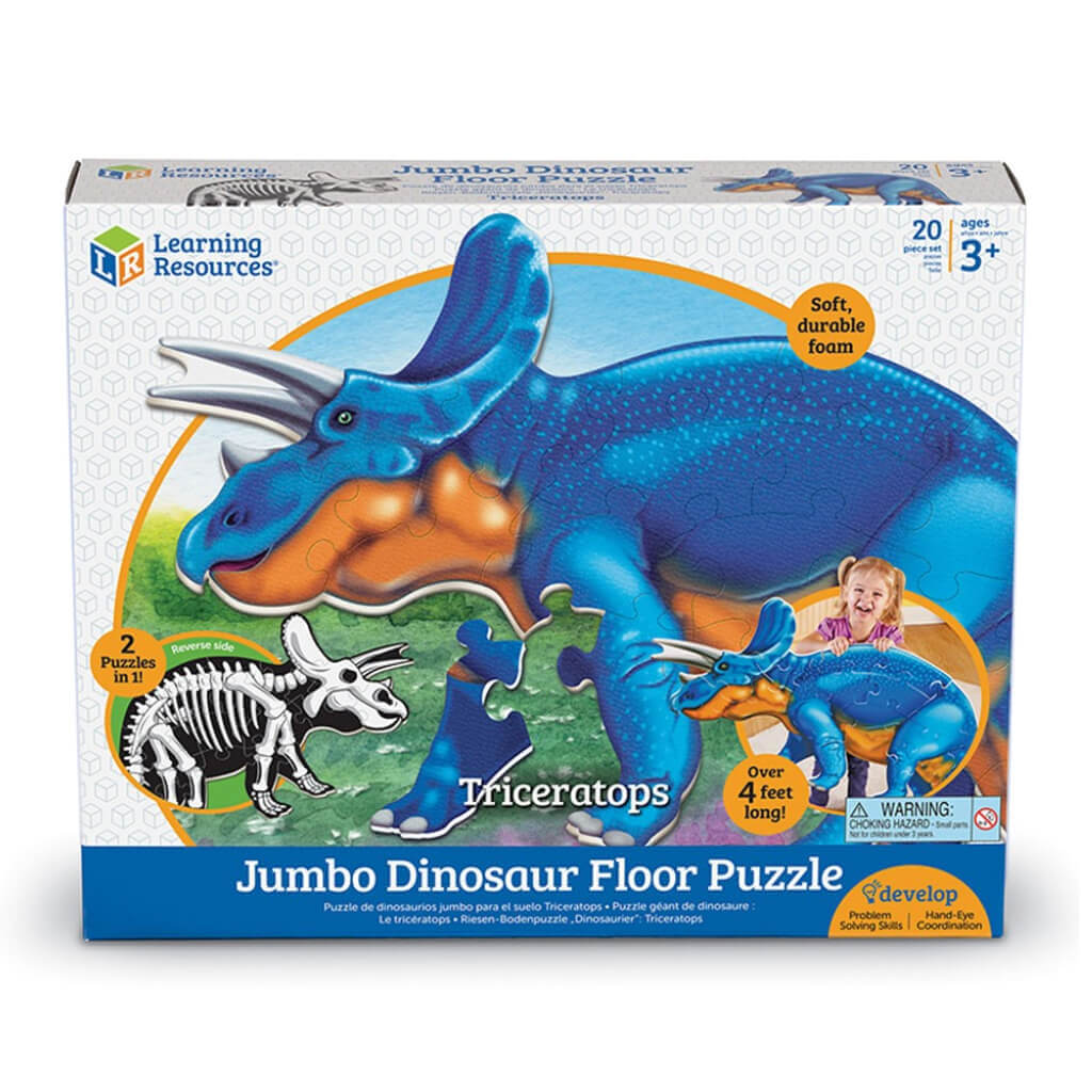 Jumbo Dinosaur Floor Puzzle Triceratops