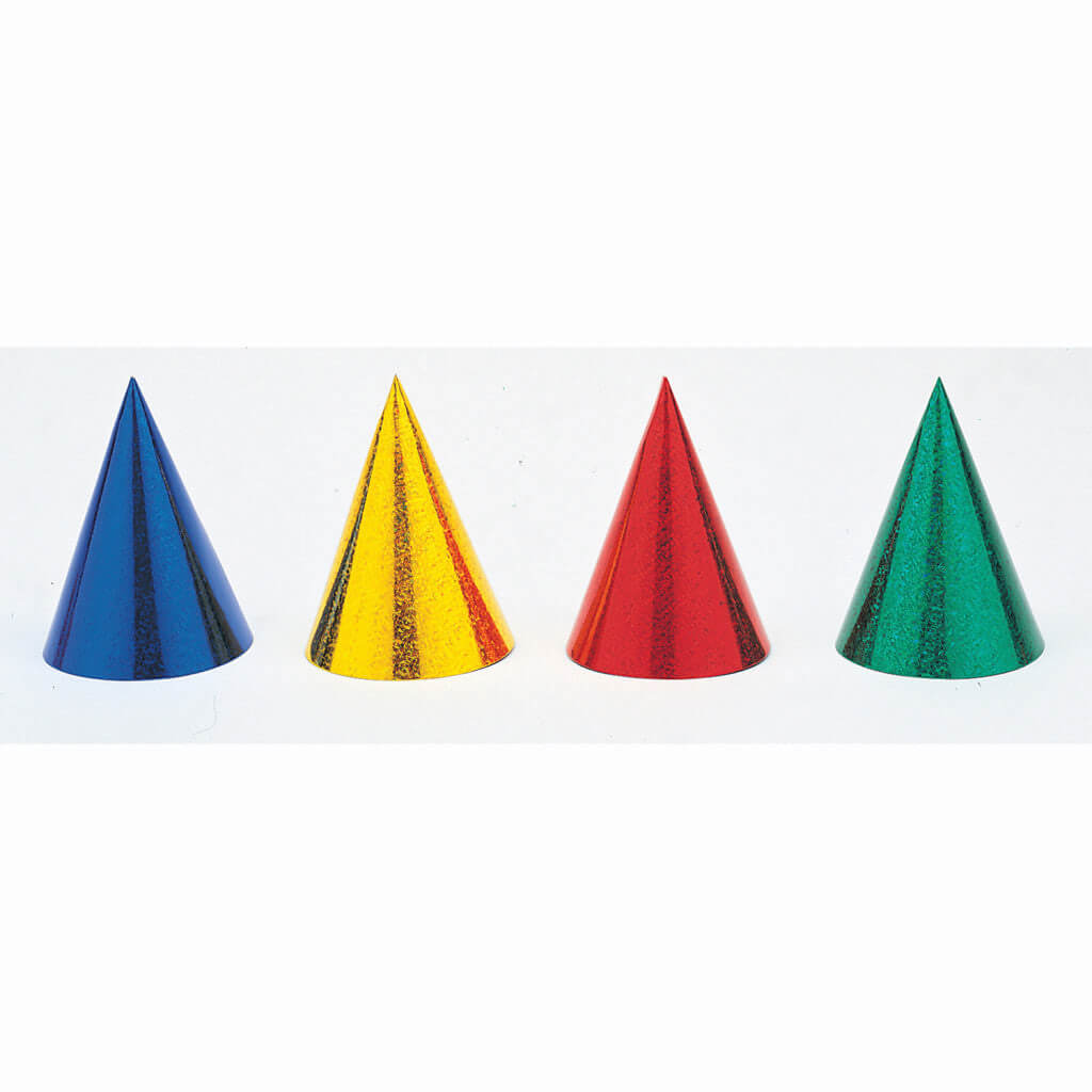 Prismatic Hats Assorted, 8ct