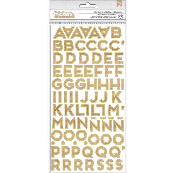 American Crafts Alpha Thicker Marquee