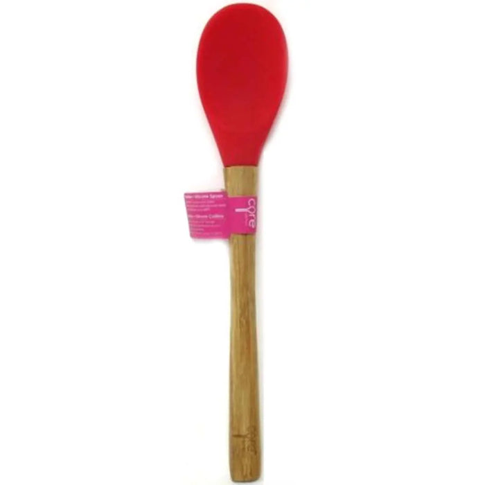 Bamboo & Silicone Spoon 11.93in x 2.18in x 1.63in