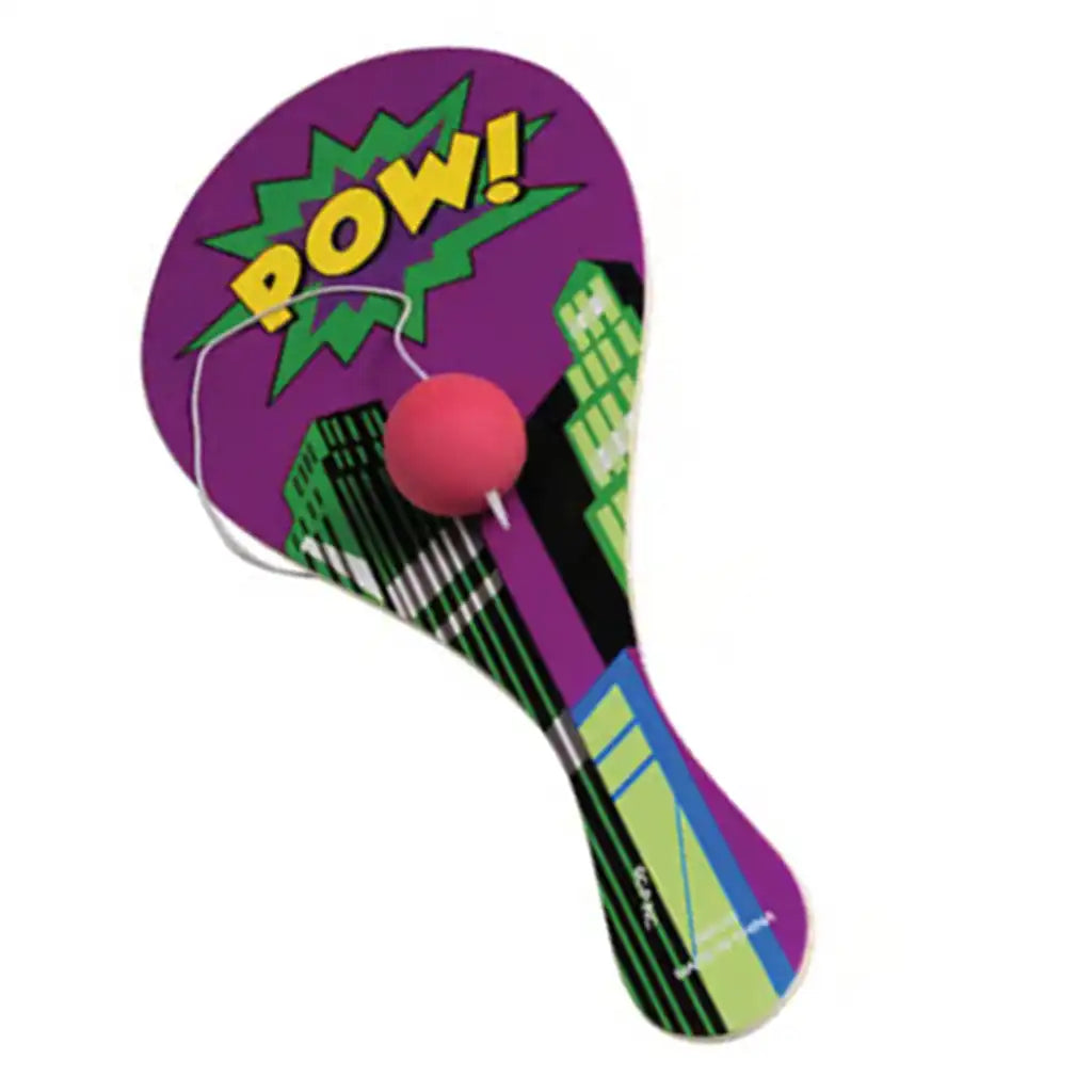 Pow Superhero Paddle Balls